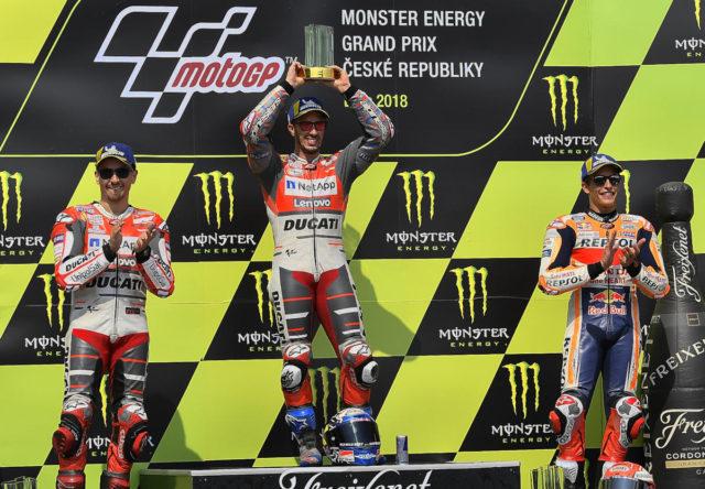 MotoGP 2018, gara 10: Dominio Ducati