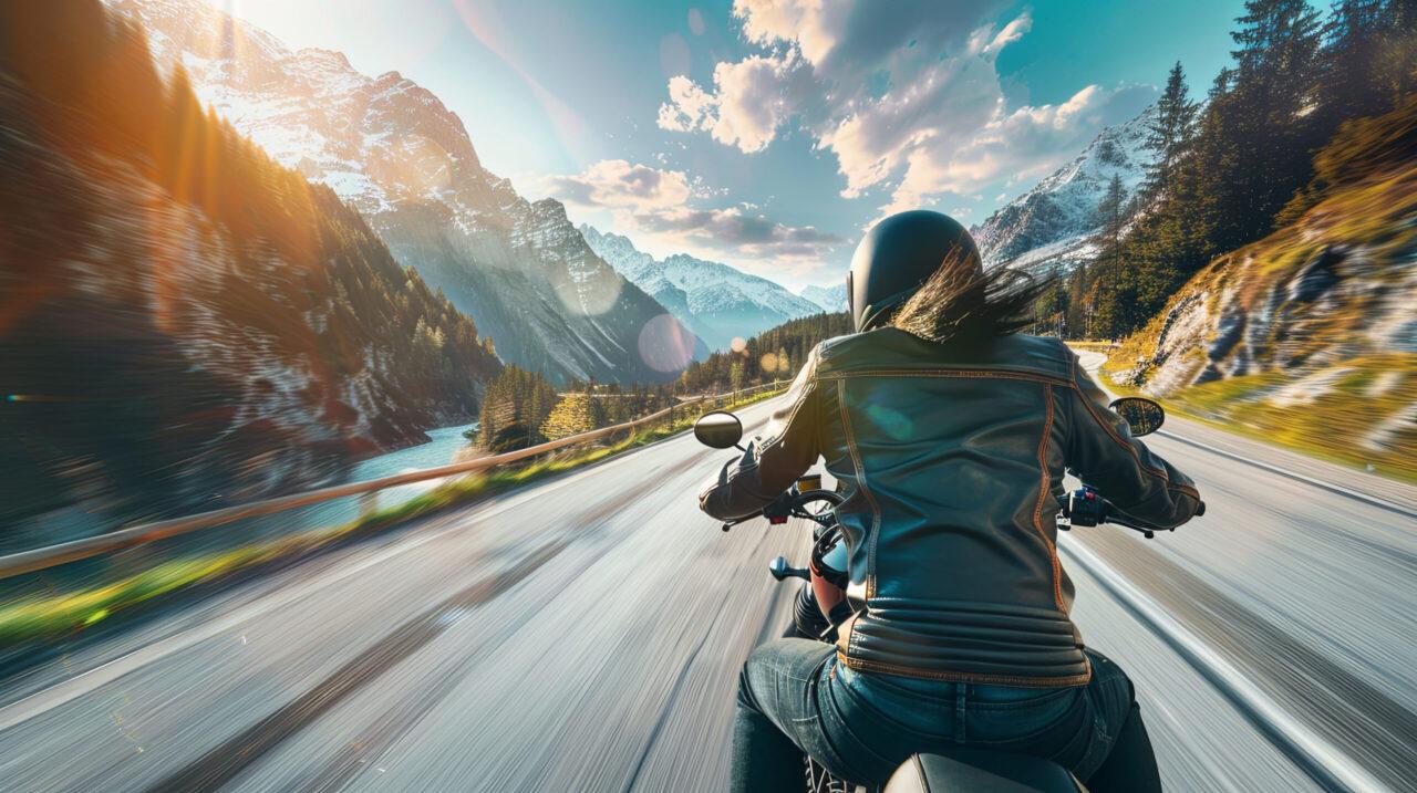 Guidare la moto con forte vento laterale