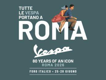 80 anni di Vespa: il programma dei festeggiamenti a Roma