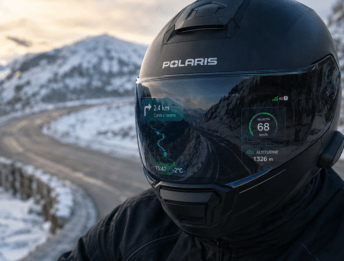 Polaris: lo smart helmet che assiste il motociclista